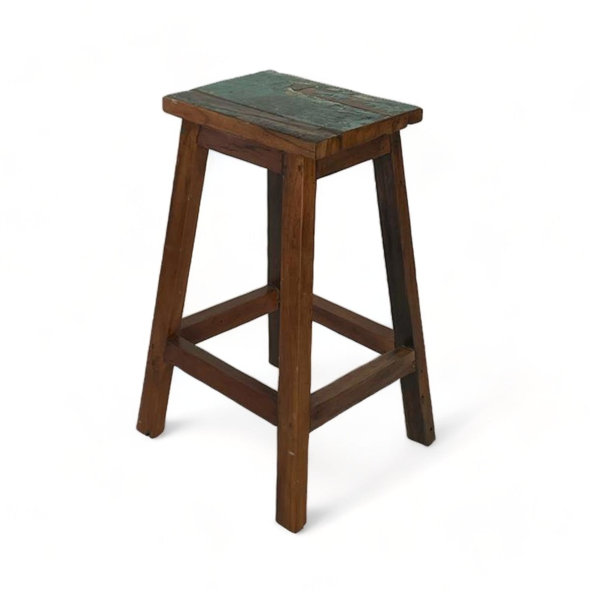Square Multi-Colored Bar Stool image 0