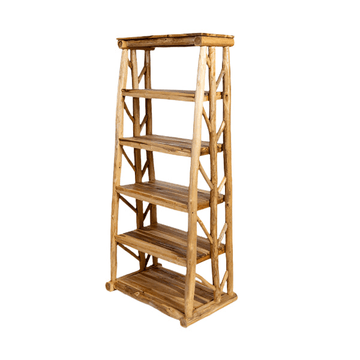 Natural wood shelves and storage furniture by Cabana Miami