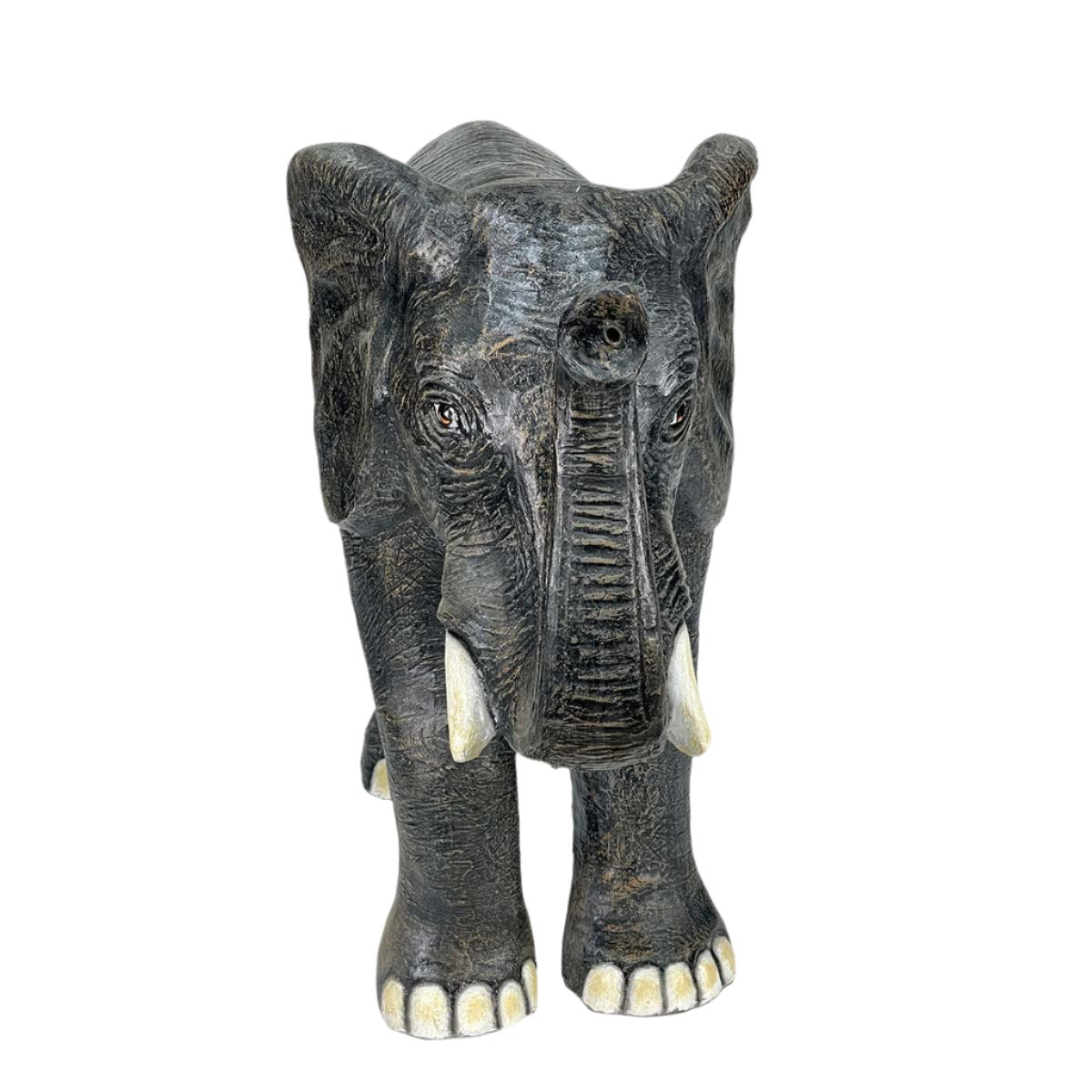 Savanna Elephant Fountain Sculpture made from fiber cement by Cabana Miami