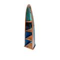 Recycled Canoe Shelves handcrafted from a reclaimed canoe by Cabana Miami