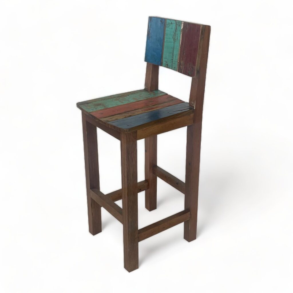 Multi-Colored Bar Stool image 0