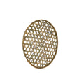 Rice Plate Decor woven bamboo wall accent by Cabana Miami