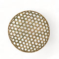 Rice Plate Decor with handcrafted Star of David bamboo design by Cabana Miami