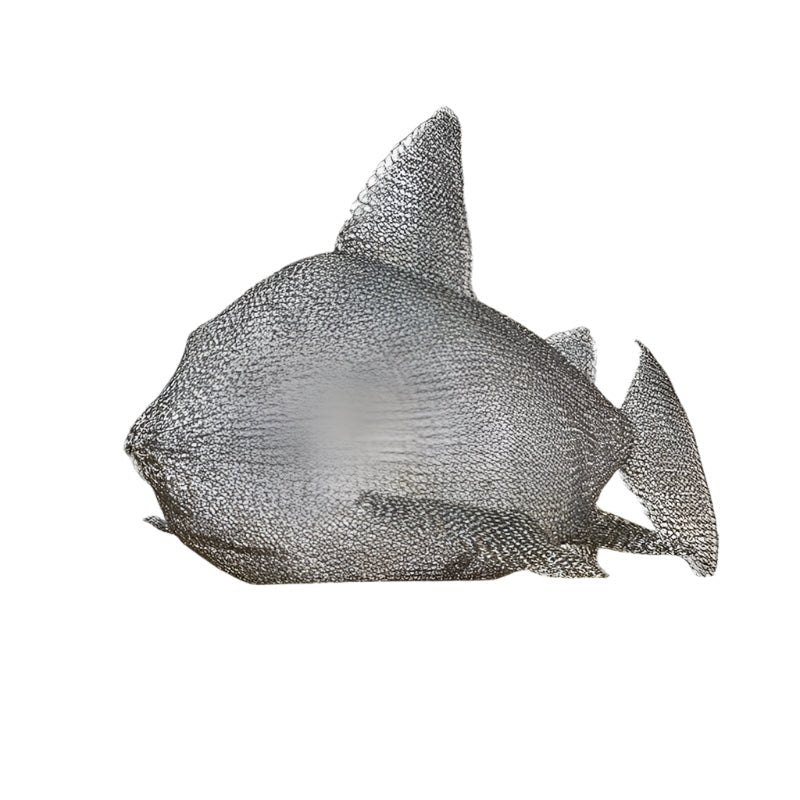 Reef Shark handcrafted iron mesh shark decor by Cabana Miami