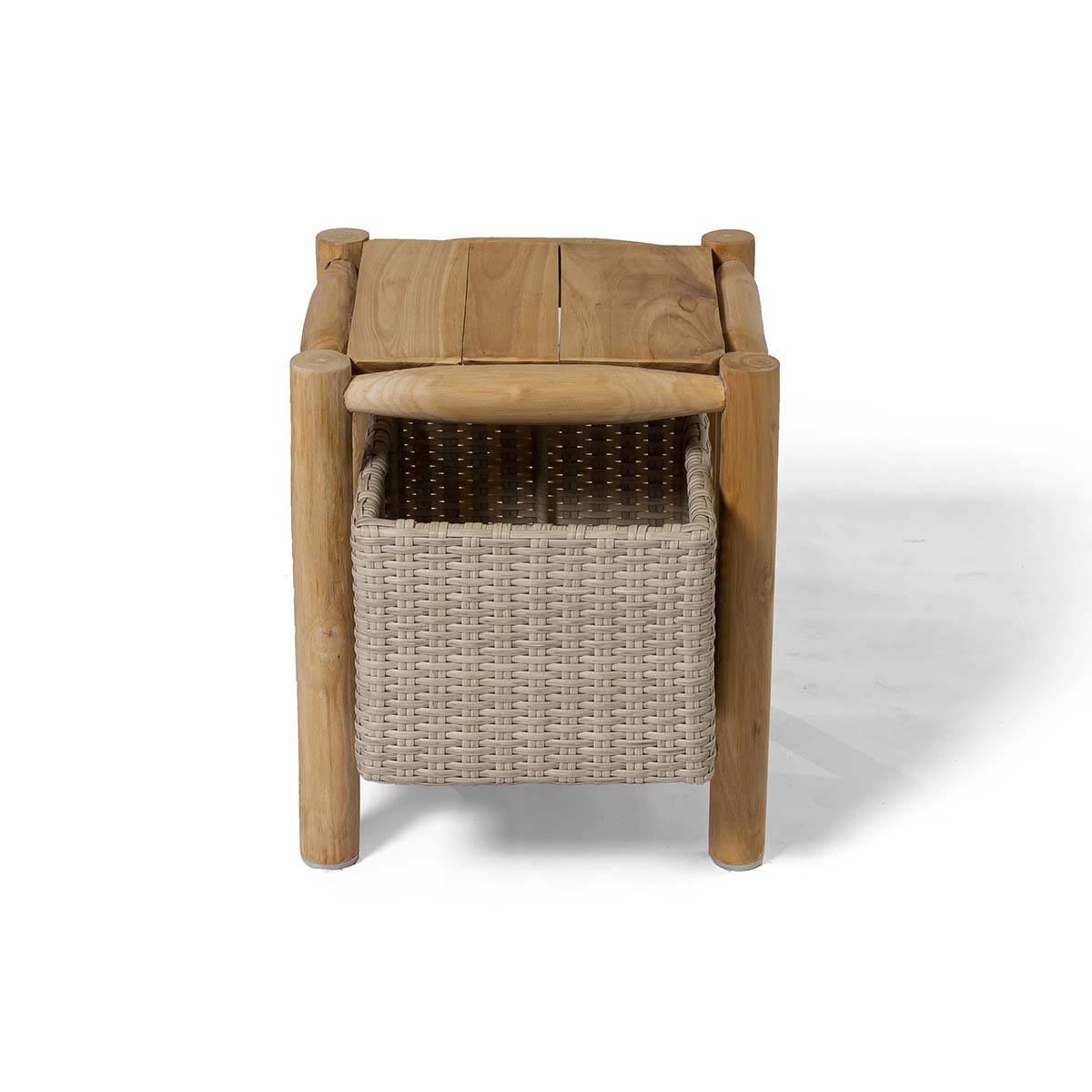 Teak Storage End Table image 6