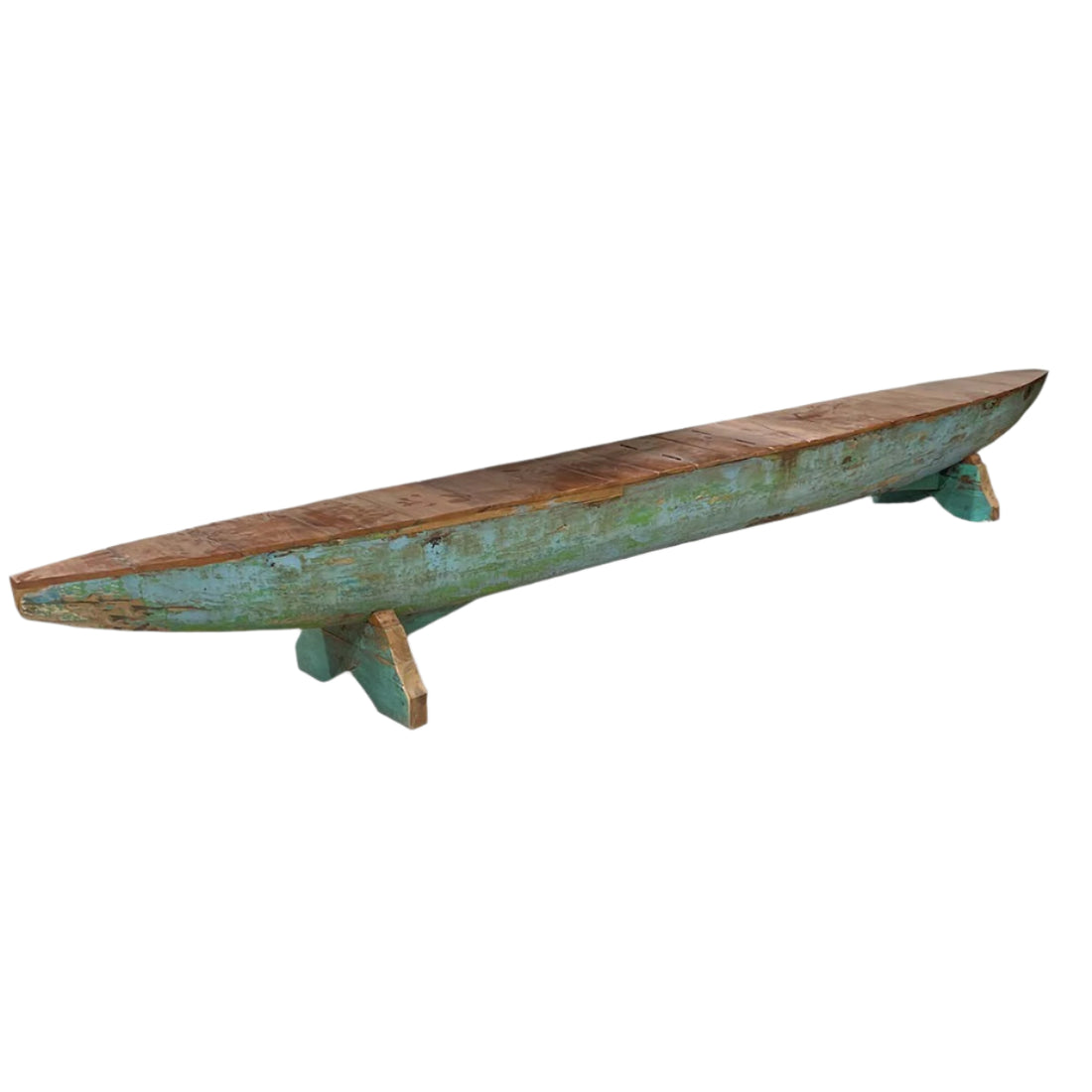 Recycled Canoe Bench image 0
