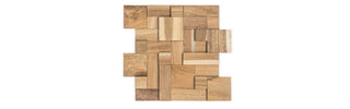 Teak Mosaic Grid