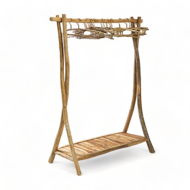 Clothes Rack with Shelf image 0