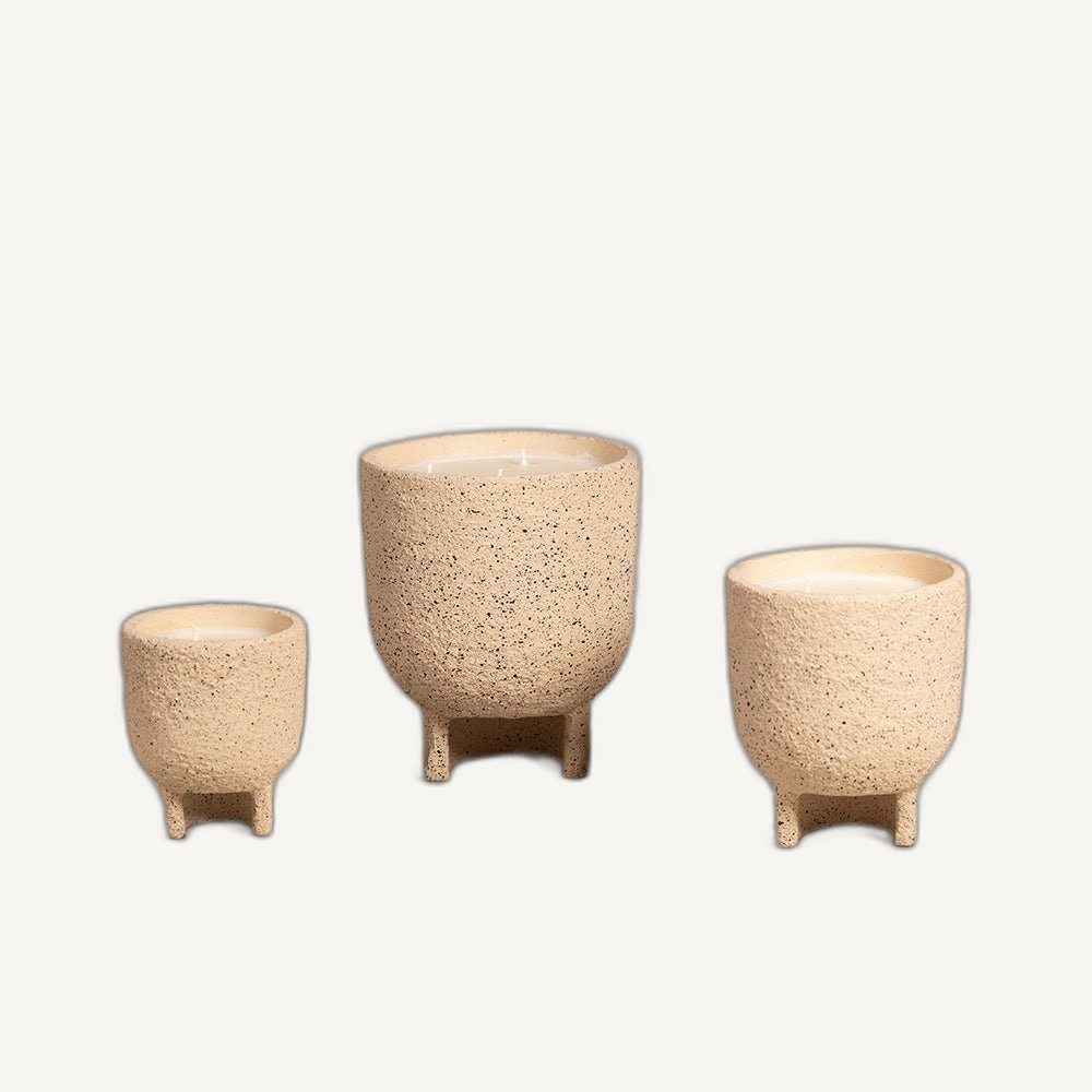alexandria cup candles main on Cabana off-white background