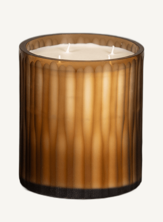 amber kim cylinder candles angle-3 on Cabana off-white background