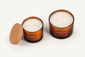 Amber Marvin Cylinder Candle, Large