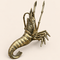 Antique Bronze Lobster design close-up