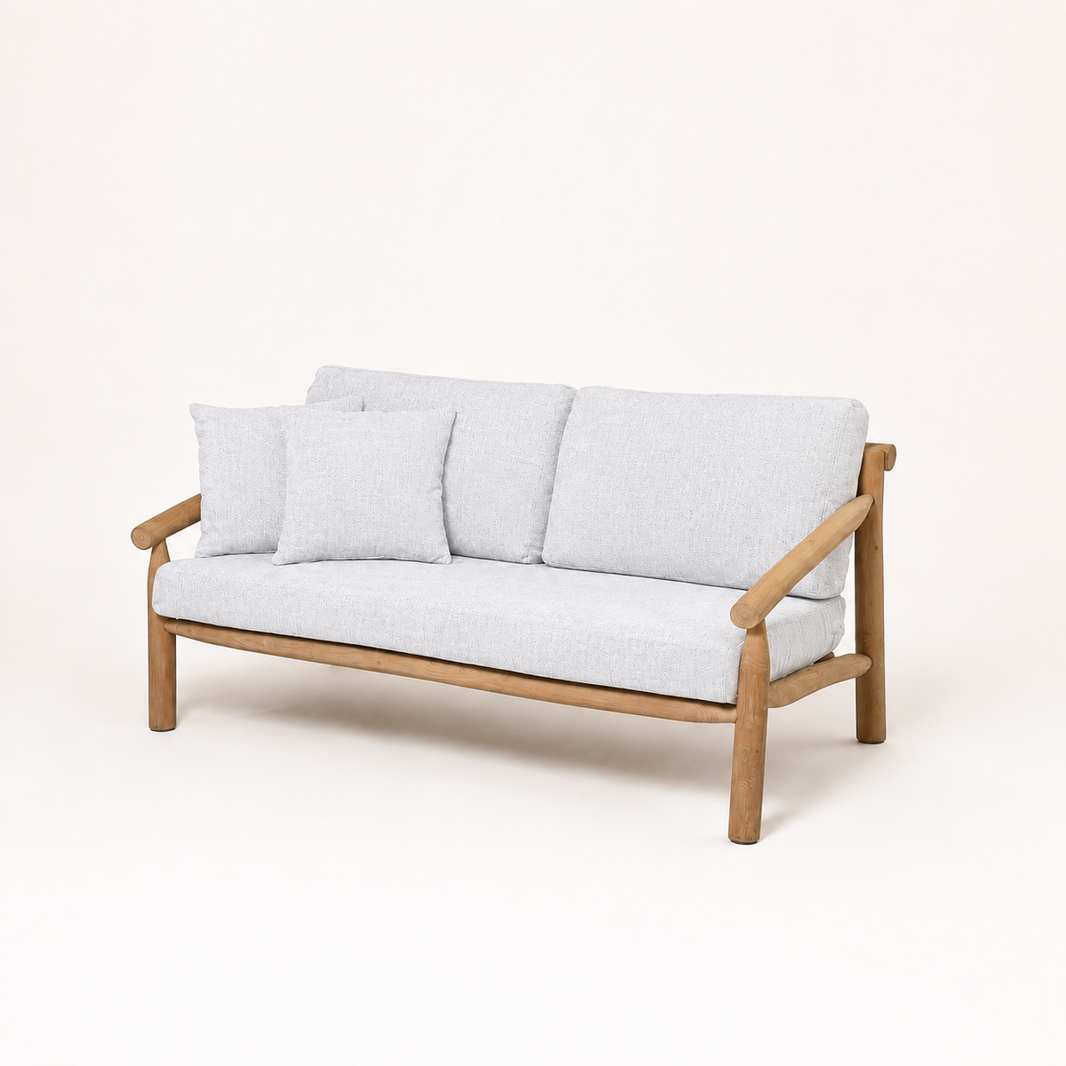 Ariana Sofa, Light Grey Fabric 130
