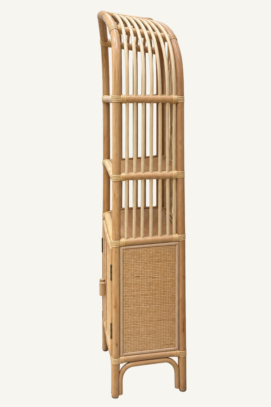 Bali Arch Display Cabinet, alternate view
