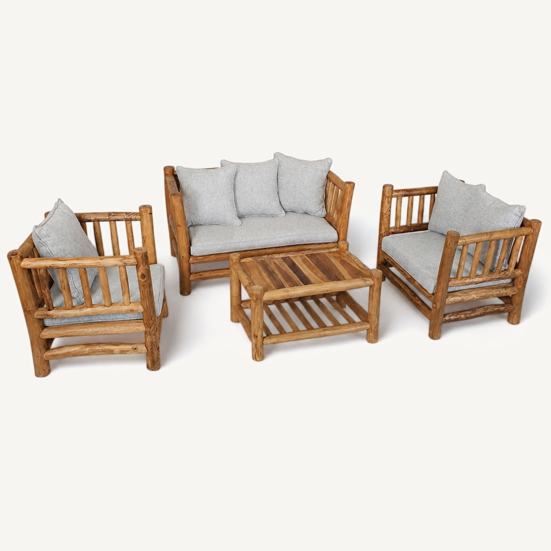 Bali Children's Sofa Set on Cabana warm off-white background