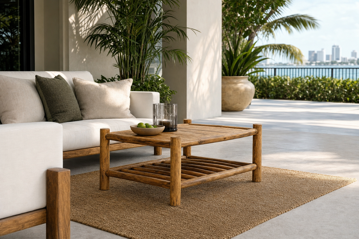 Bali Coffee Table styled in an interior
