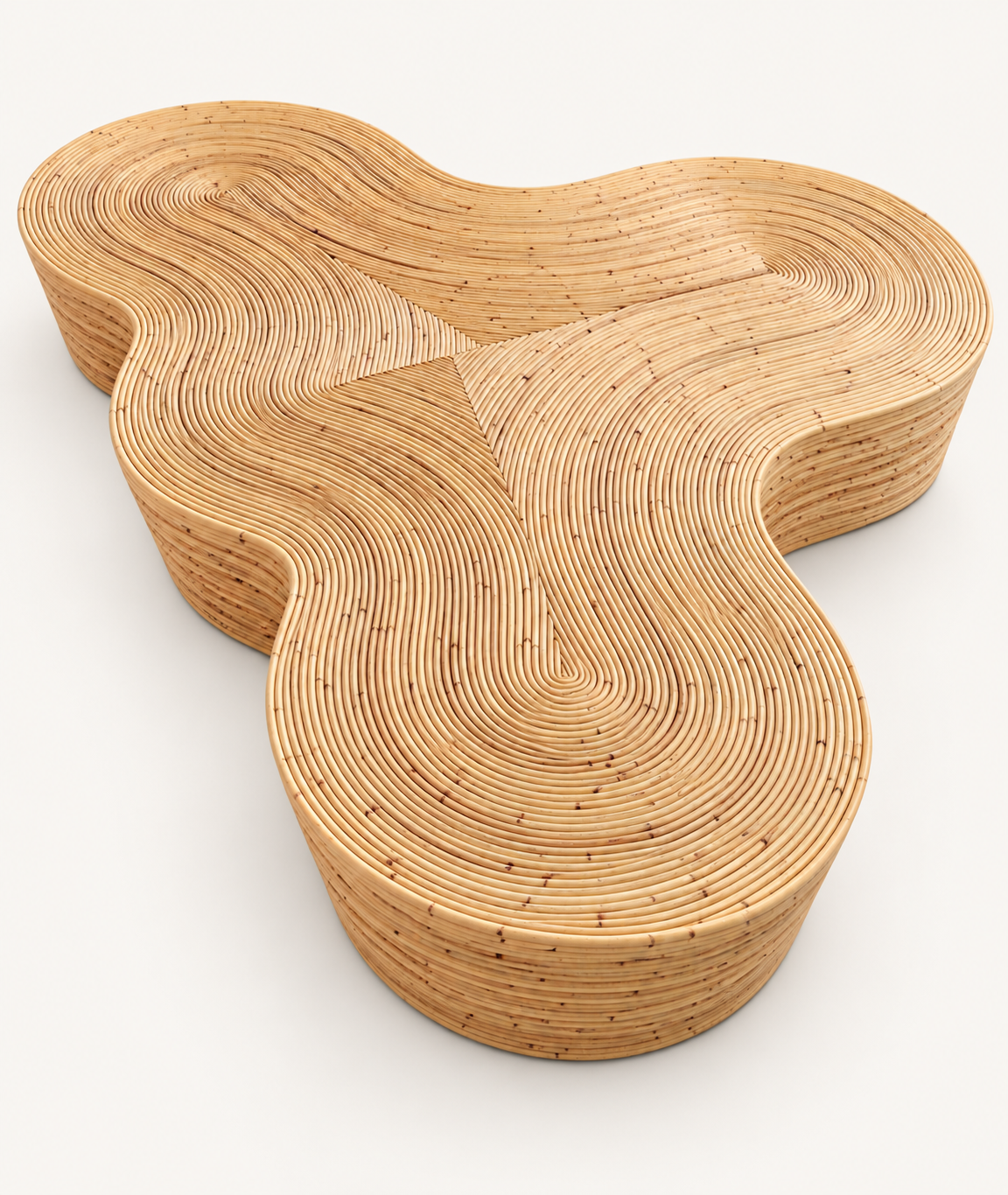 Bali Rattan Sculptural Table: image 1