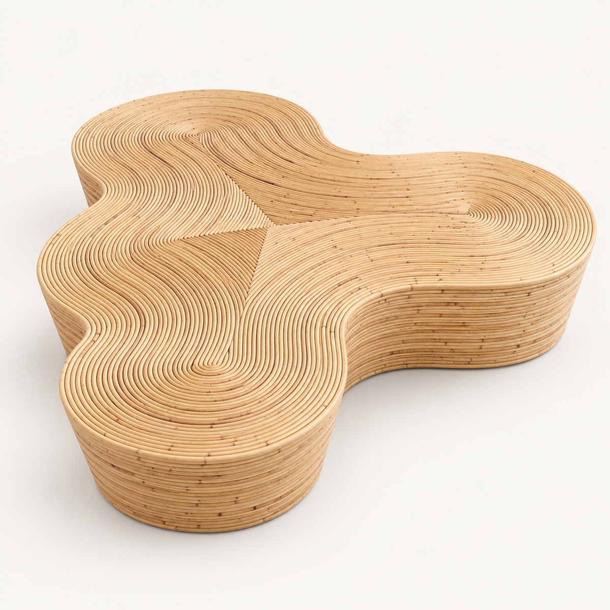 Bali Rattan Sculptural Table: image 3