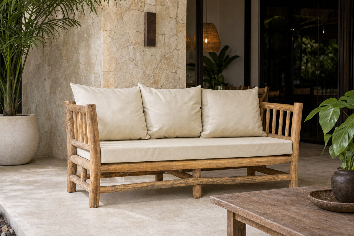Bali Sofa styled in an interior