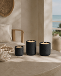 Black Gobi Candles in a luxury Miami interior
