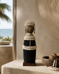 Black Namji Doll in a luxury coastal interior