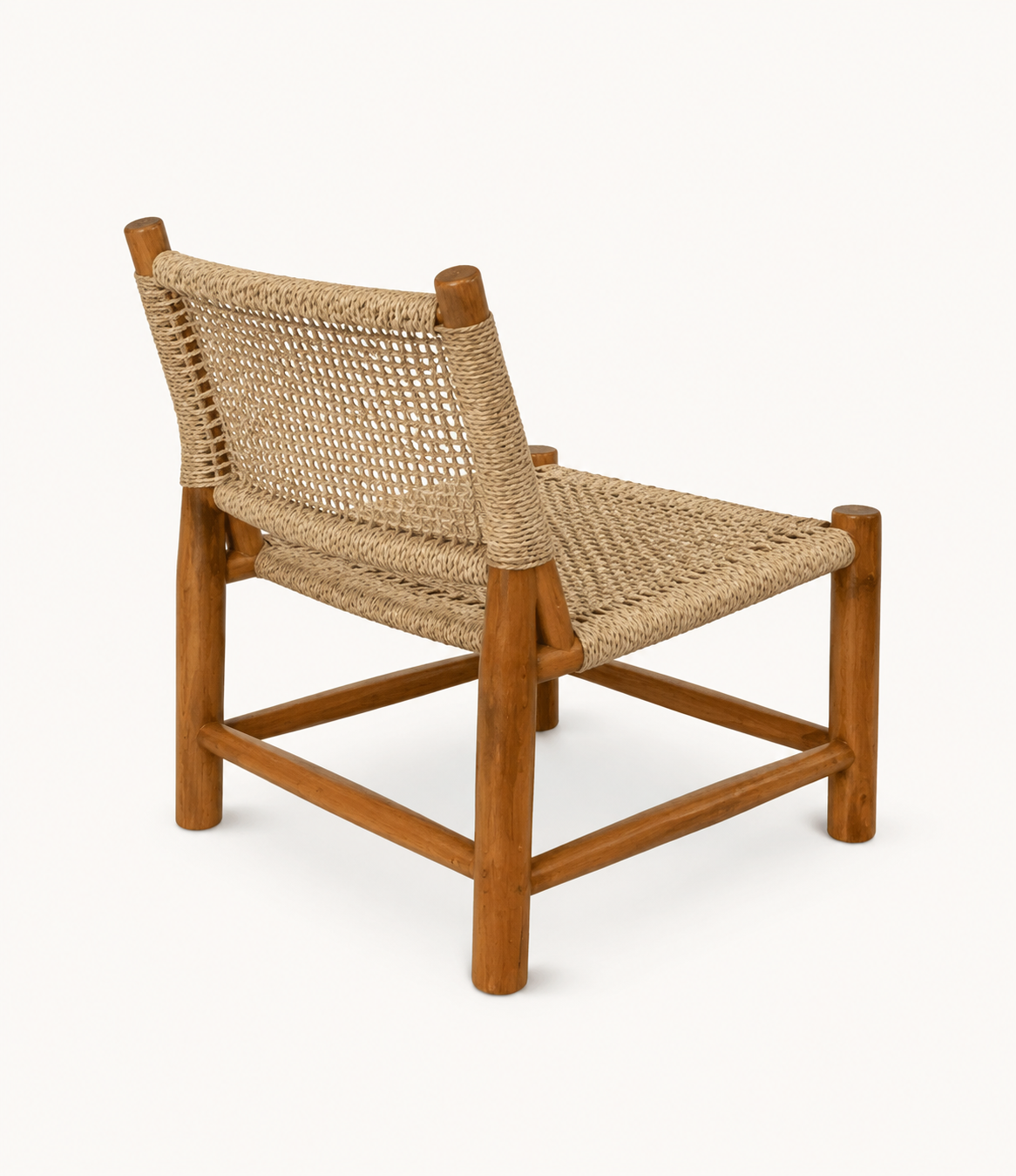 Bora Bora Armchair in Natural, rear view