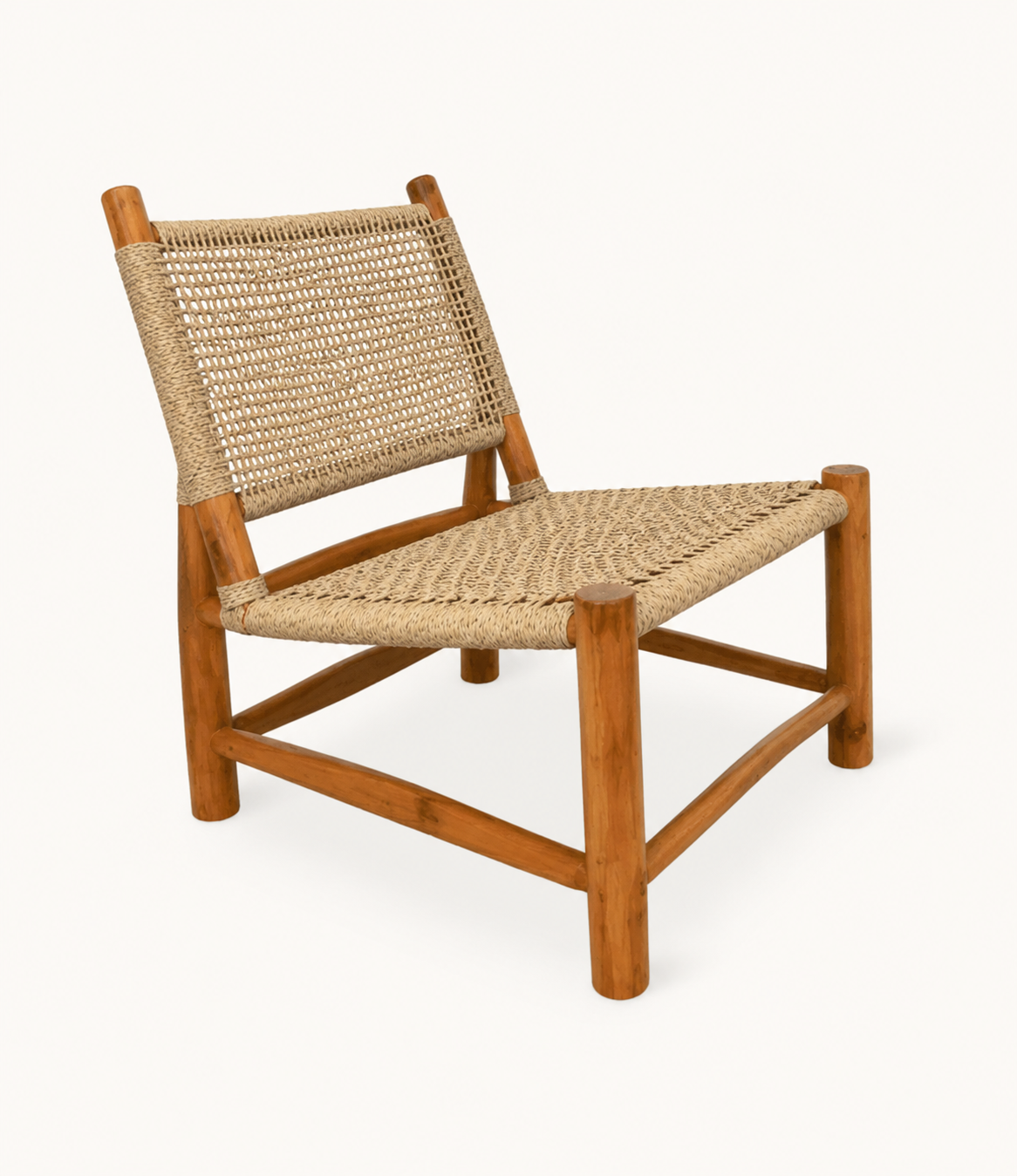 Bora Bora Armchair in Natural, side view
