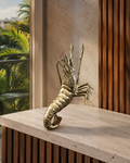 Bronze Fish Decorative Object displayed on console
