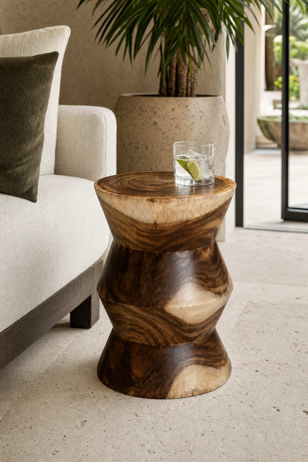 Bruno Side Table styled in an interior