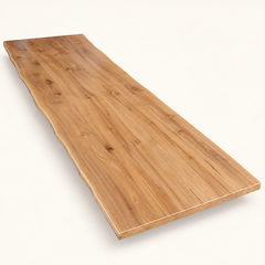 Natural solid Teak tabletop example four