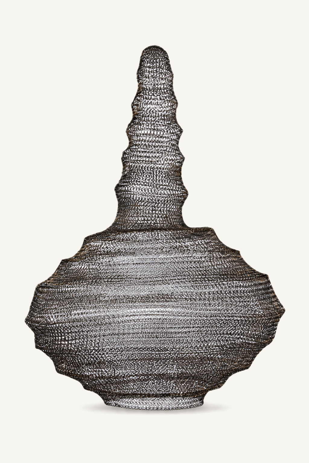 Cascade Wire Pendant Shade, front view