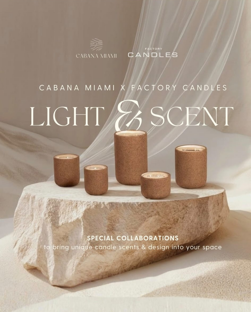 Cabana Miami x Factory Candles Collaboration