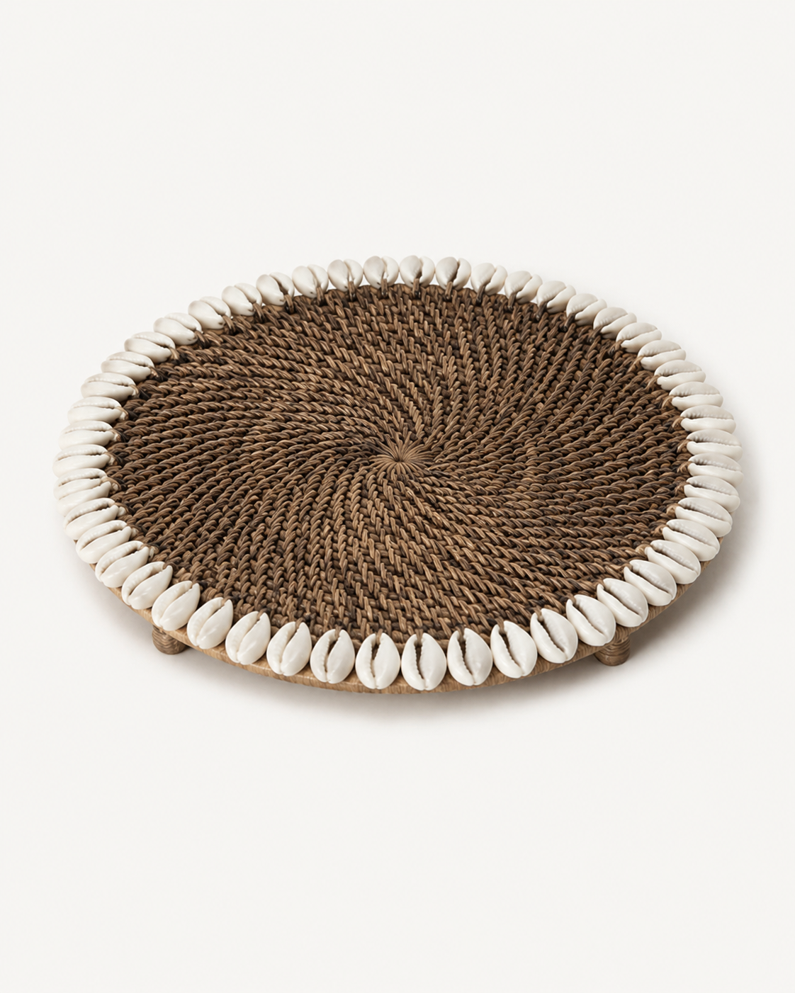 Dark Natural Rattan Placemat catalog angle 3