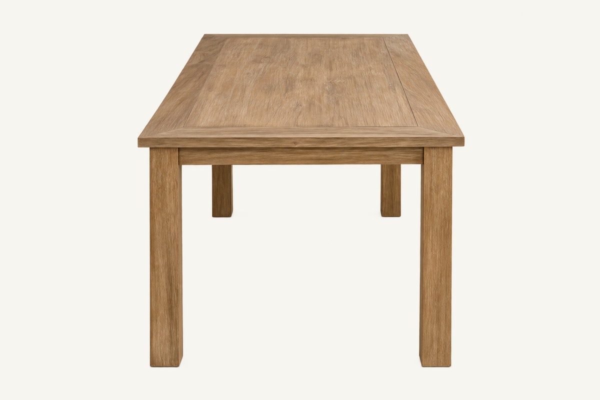 Dingkilik Outdoor Dining Table, clean end catalog view