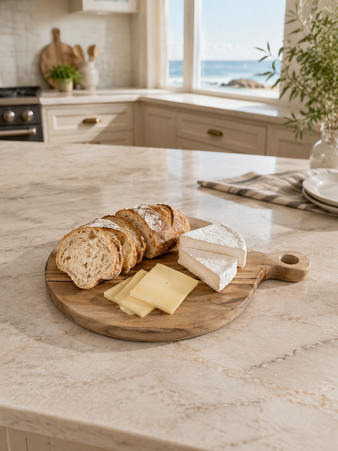 Canggu Teak Cutting Board serving ambience
