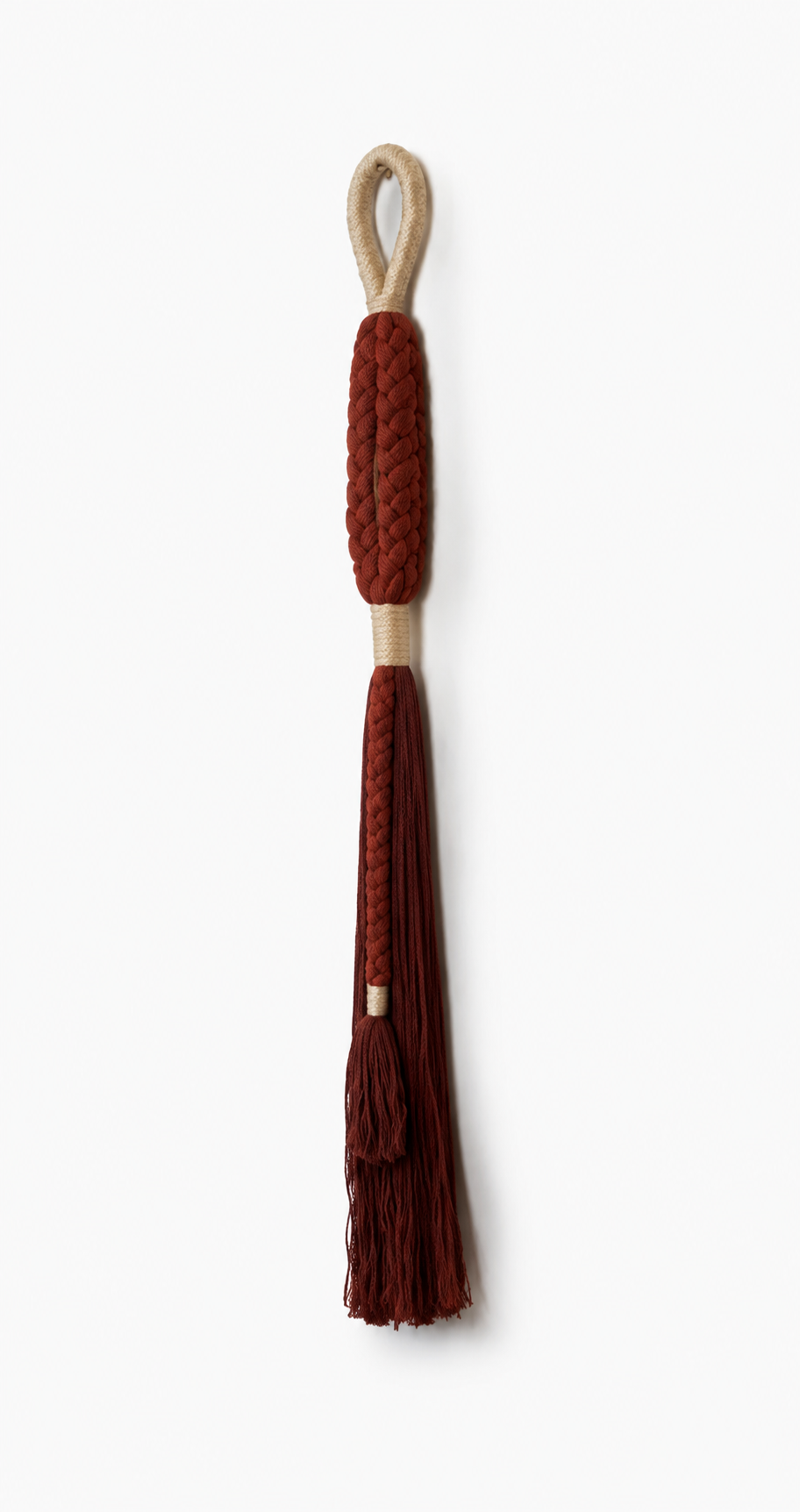 Burgundy Cotton Wall Hanging third catalog angle