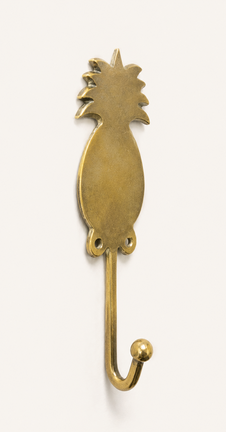 Bronze pineapple wall hook, back catalog view