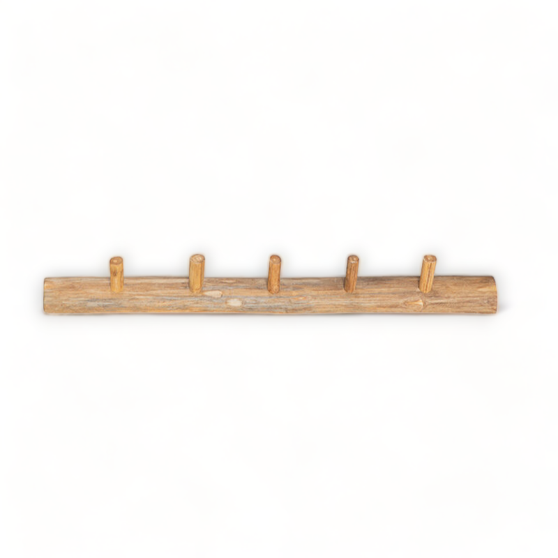 Teak Wall Coat Hooks image 0