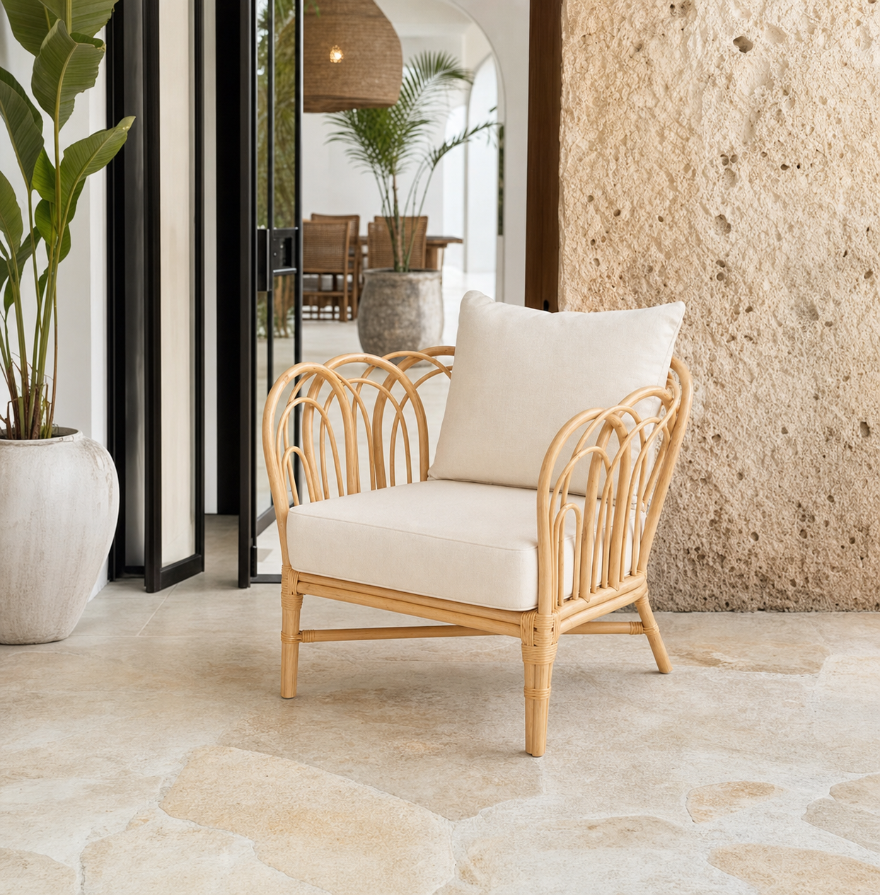 CABANA_STD_AMBIENCE | Flower Blossom Accent Chair | run:issue-19-20260823T142348Z-7987891732573 | attempt:1
