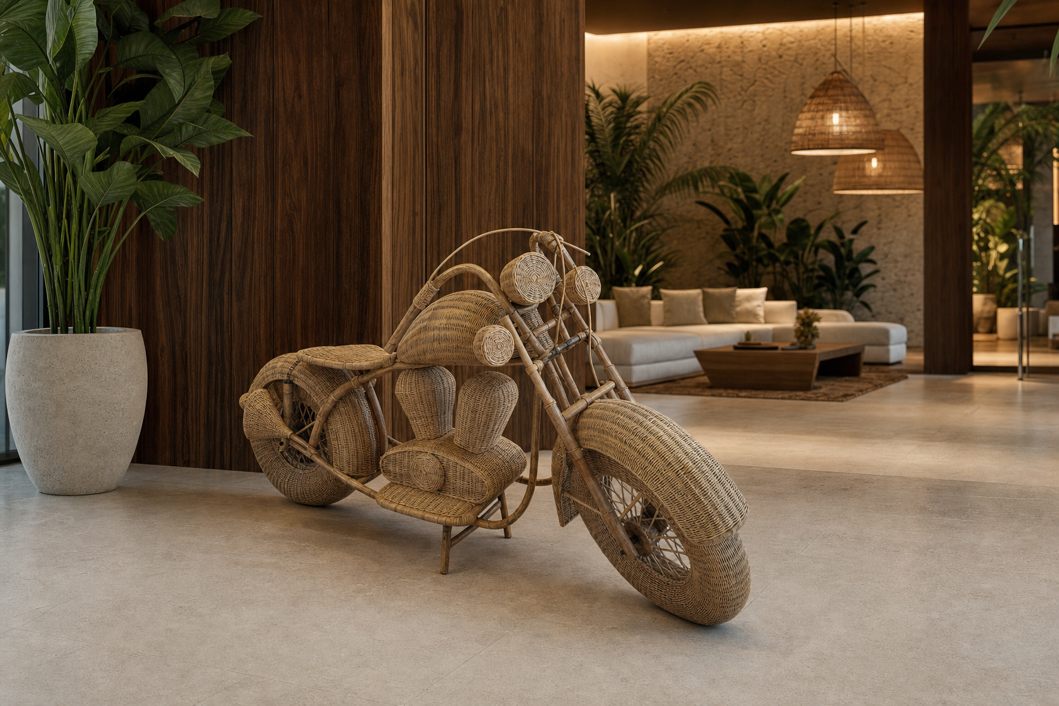 CABANA_STD_AMBIENCE | Full-Size Rattan Motorcycle Sculpture | run:issue-19-20260823T142348Z-7940399693917 | attempt:2