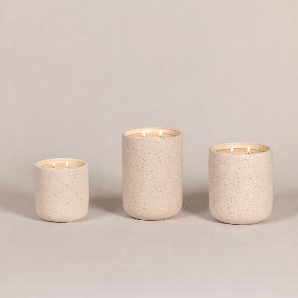 Ivory Gobi Candles handcrafted decorative candles by Cabana Miami