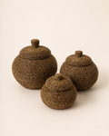 Gold Lidded Basket Set catalog view
