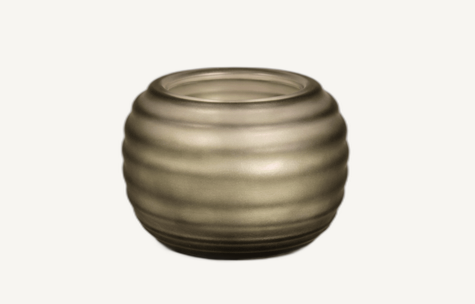 grey chloe round candles angle-2 on Cabana off-white background