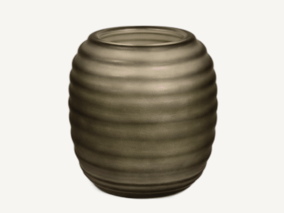 grey chloe round candles angle-3 on Cabana off-white background