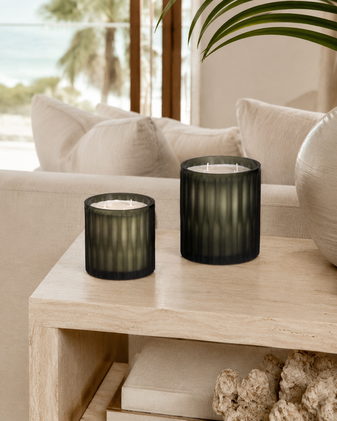 Grey Kim Cylinder Candles lifestyle image