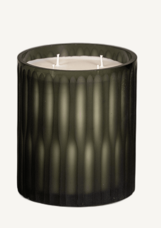 grey kim cylinder candles angle-3 on Cabana off-white background
