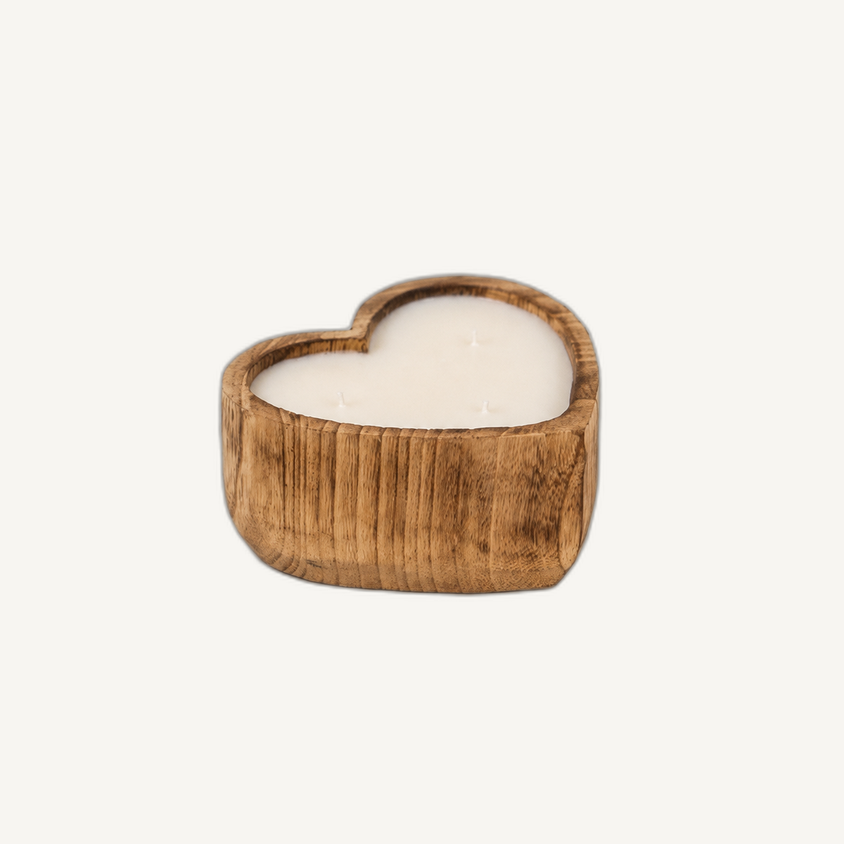 heart wooden candle angle-2 on Cabana off-white background