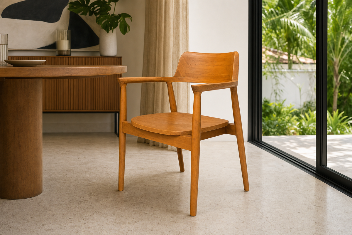 Hiroshima Dining Chair styled in an interior