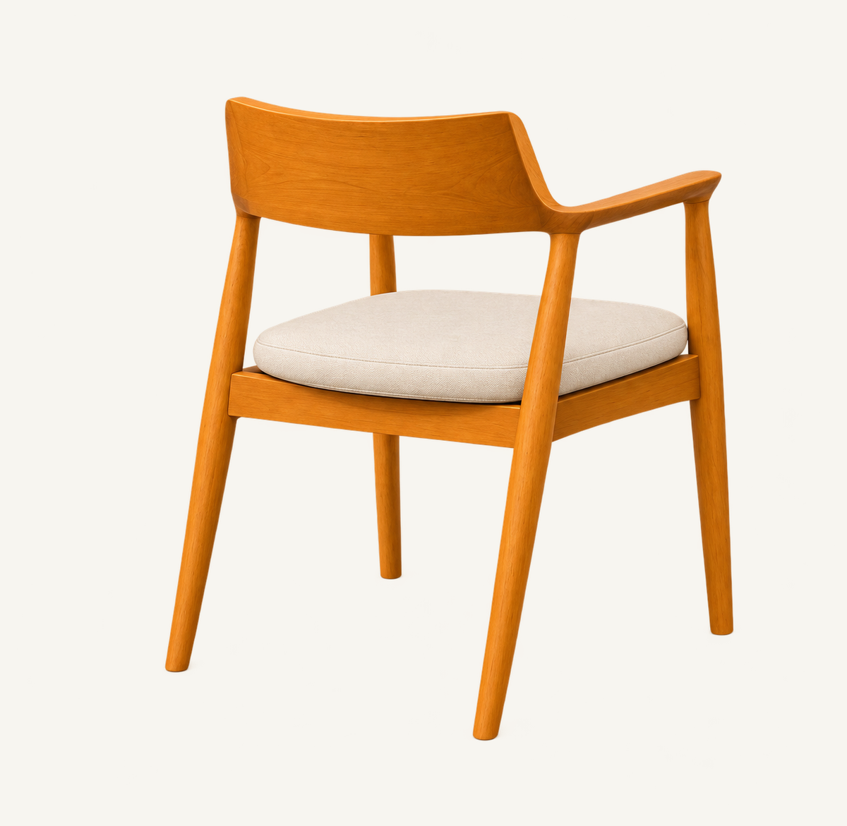 Hiroshima Dining Chair with Cushion, view 3