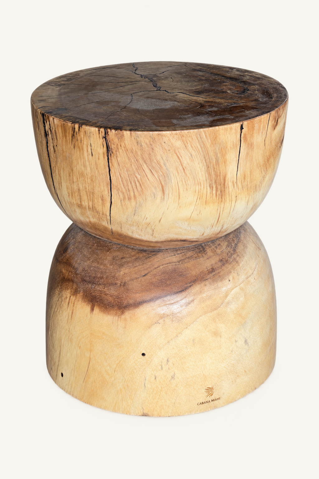 Hourglass Stool, front view